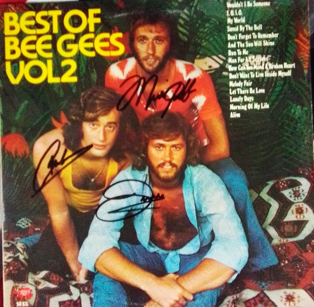 The Bee Gees Autograph Facts Boston&nbsp;Memorabilia