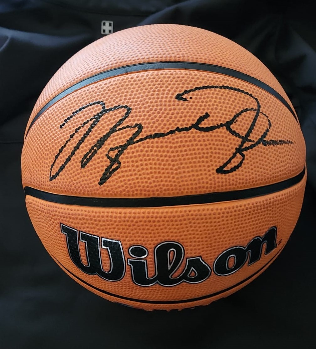 Michael Jordan Autographed Basketball Fact Boston&nbsp;Memorabilia