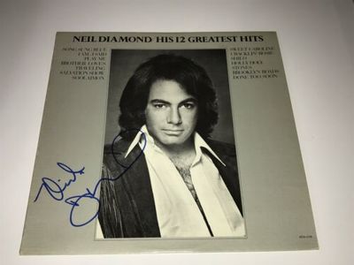 Neil Diamond Autograph Facts Boston Memorabilia