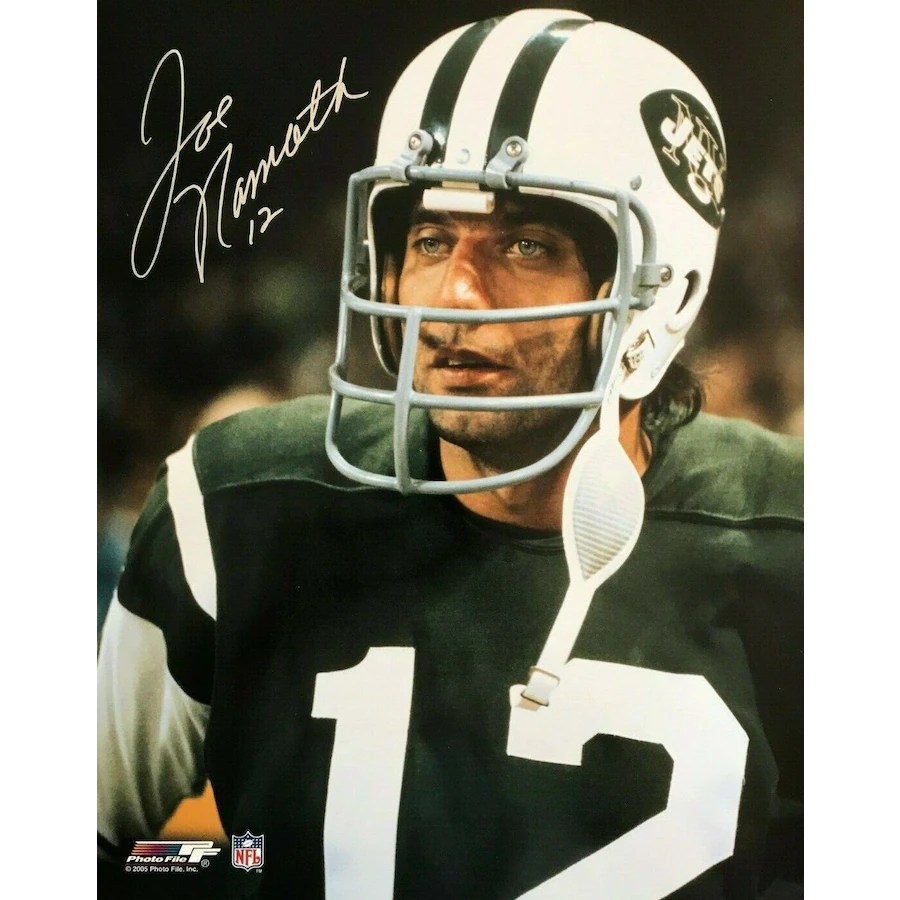 Joe Namath Autograph Facts Boston&nbsp;Memorabilia