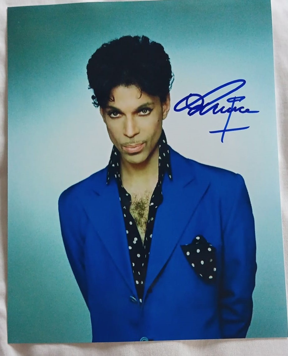 Prince Autograph Facts Boston&nbsp;Memorabilia